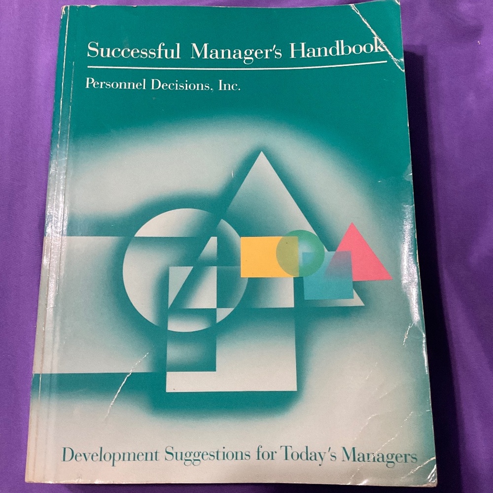 Book - Soccessful Manager’s Handbook. B104